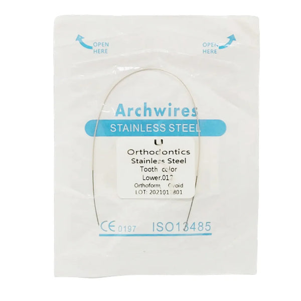 U Ortho SS Tooth Color Wire - Ovoid