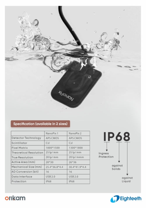NanoPix 1- Intraoral X-ray Sensor