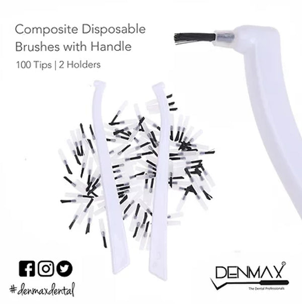 Composite Disposable Brushes With Handle