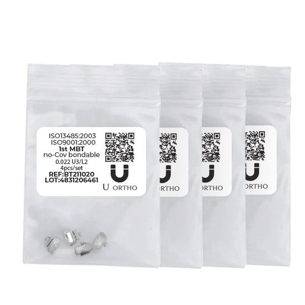 U Ortho Bondable Buccal Tubes - 1st Molar MBT 0.022 - U3/L2