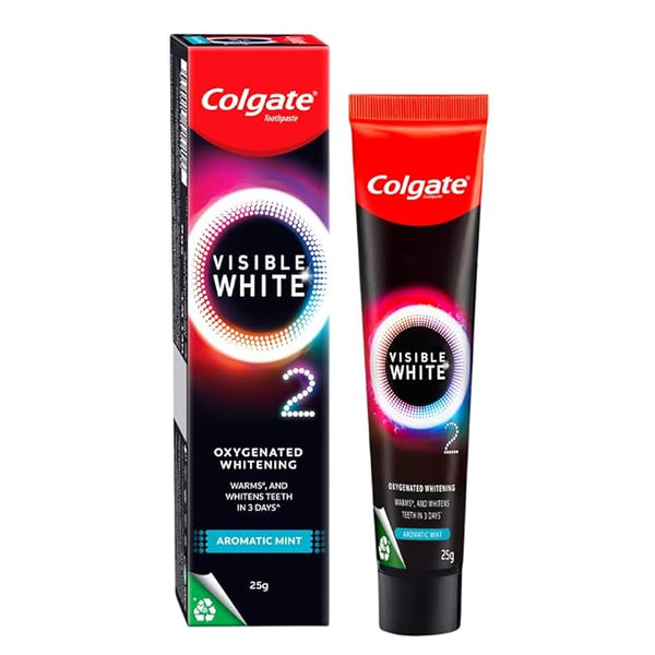 Colgate Visible White O2 Aromatic Mint Teeth Whitening Toothpaste