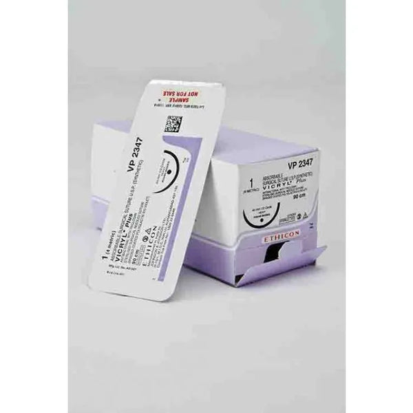 Ethicon Vicryl #1 Absorbable Violet Braided Suture