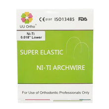 UU Ortho Super Elastic NiTi Archwires -Round Pk/10