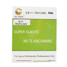 UU Ortho Super Elastic NiTi Archwires -Rectangular Pk/10