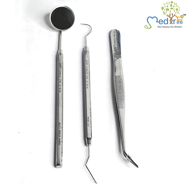 API PMT Set of 3 (Double Ended & Single Ended Probe) Buy Dental products Online DentalMyntra