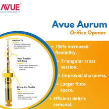 AVUE Aurum - Aurum (Gold) Heat Treated Rotary File System - Pack Of 6 Buy Dental products Online DentalMyntra