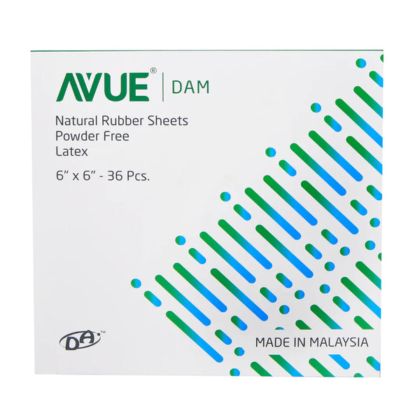 AVUE Dam - 6x6 Rubber Dam Sheets For Isolation (Pack Of 36) Buy Dental products Online DentalMyntra