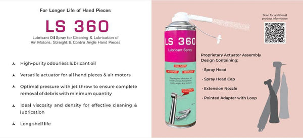 Anabond Lubricant Spray LS 360 Buy Dental products Online DentalMyntra