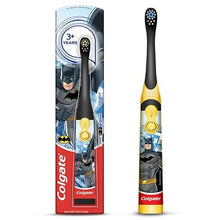 Colgate Batman Toothbrush for kids, Battery Powered Electric Toothbrush, Age 3+, Kids toothbrush with Extra Soft Bristles and Slim Handle, Includes Replaceable Batteries Buy Dental products Online DentalMyntra