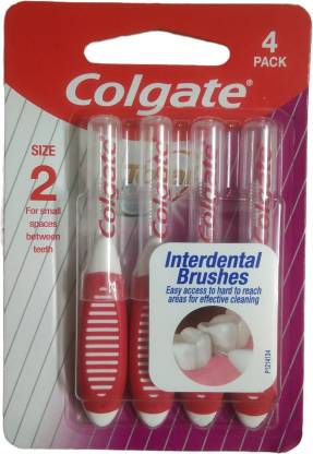 Colgate Interdental Brush 2mm, 4s Buy Dental products Online DentalMyntra