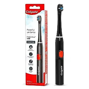 Colgate ProClinical 150 Charcoal Sonic - Electric Toothbrush With Replaceable Brush Head, 1 pc Buy Dental products Online DentalMyntra