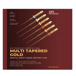 DPI Mutli Tapered Gold File Buy Dental products Online DentalMyntra