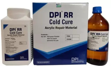 DPI RR Cold Cure 110g Powder/Liquid Denture Base Resin - Pink Buy Dental products Online DentalMyntra