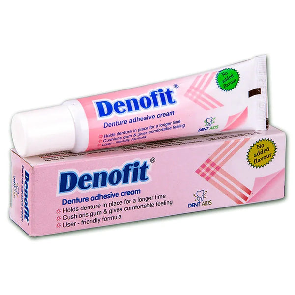 Dentaids Denofit Denture Adhesive Cream 15gm (Pack of 12) Buy Dental products Online DentalMyntra