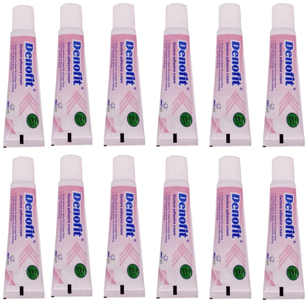 Dentaids Denofit Denture Adhesive Cream 15gm (Pack of 12) Buy Dental products Online DentalMyntra