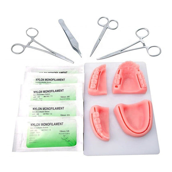 Dental Suture Tooth Kit With Instruments - FH-001 Suture kits is a silicon mould Buy Dental products Online DentalMyntra