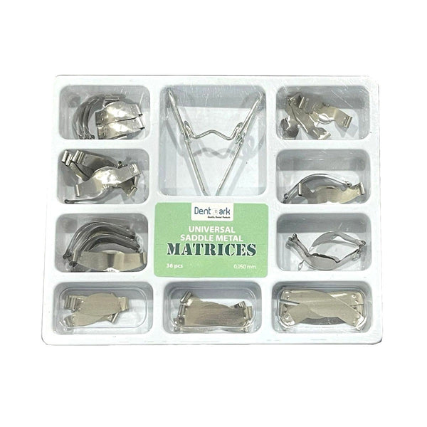 Dentmark Saddle Metal Matrices - Universal Kit Buy Dental products Online DentalMyntra