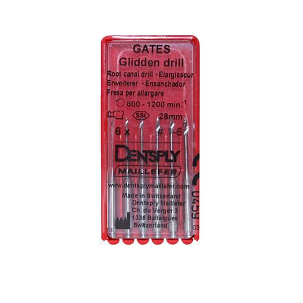 Dentsply Gates Glidden RA Drills (Pack of 6) Buy Dental products Online DentalMyntra