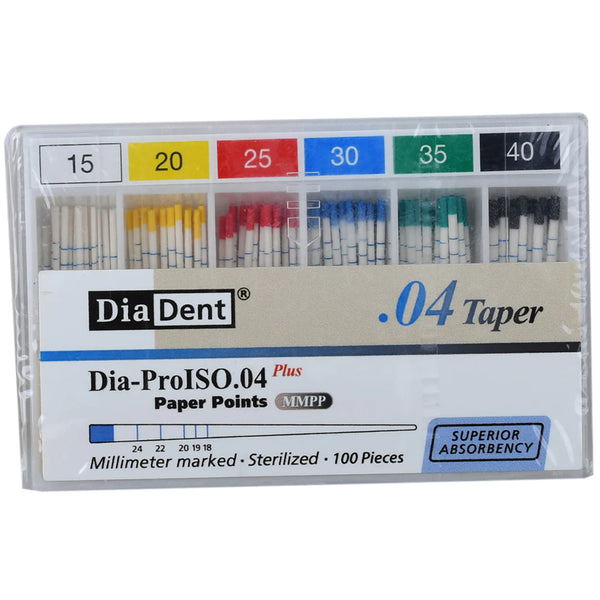 DiaDent PaperPoints 4% Taper- An Absorbent Paper Points Buy Dental products Online DentalMyntra