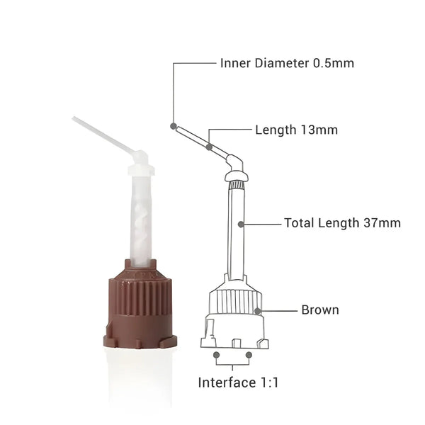 Cotisen High Performance Mixing Tips Brown Pack Of 50