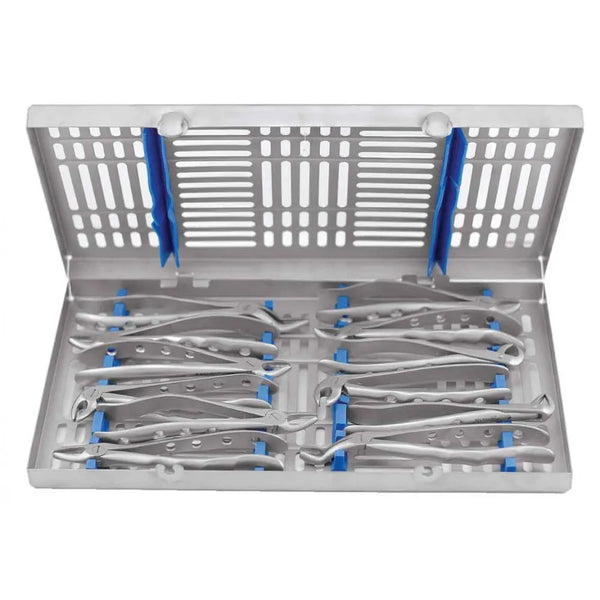 GDC Extraction Forceps S/12 With Cassette Instruments Kit (EFPWC12) Buy Dental products Online DentalMyntra