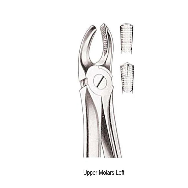 GDC Extraction Forceps Upper Molar Left Ergonomic (FX18E) Buy Dental products Online DentalMyntra