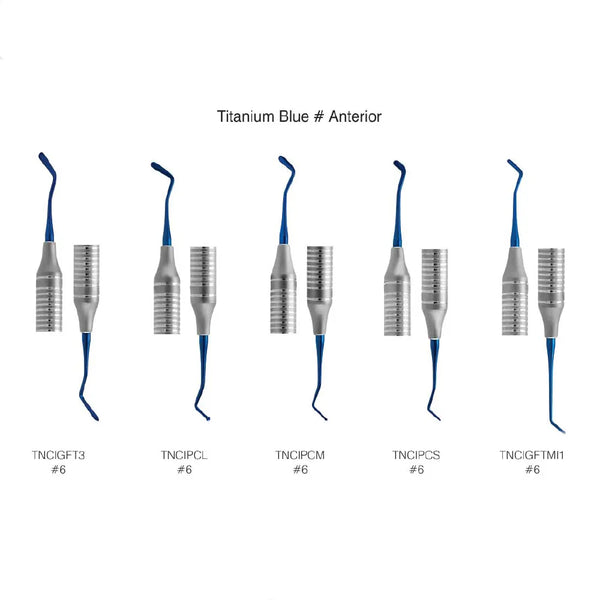 GDC Titanium Coated Composite Instrument Anterior Set Of 5 Pcs In Pouch (CIAP5) Buy Dental products Online DentalMyntra