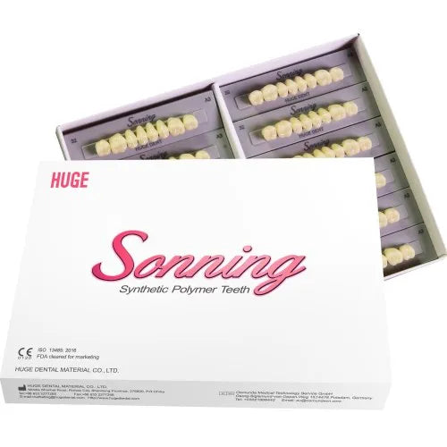 Huge Synthetic Polymer Teeth set Sonning Double Cross Link 3Lyer Buy Dental products Online DentalMyntra