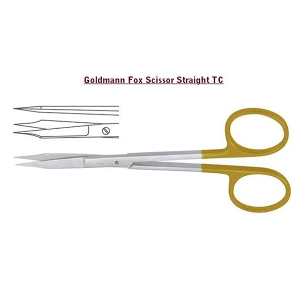 Julldent Goldman Fox Scissors With Tungsten Carbide Tips Buy Dental products Online DentalMyntra