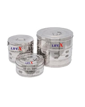 LIFE X Stainless Steel Dressing Drum (Seamless) 11x9 Buy Dental products Online DentalMyntra