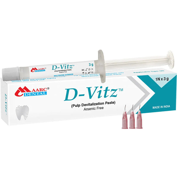 Maarc D-Vitz Pulp Devitalizer 3gm Syringe Buy Dental products Online DentalMyntra