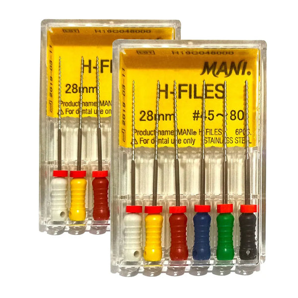 Mani H-Files 28mm Buy Dental products Online DentalMyntra