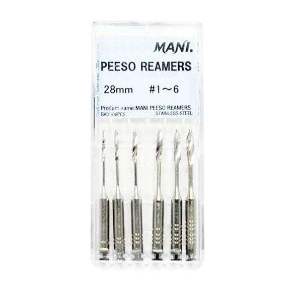 Mani Peeso Reamers 28mm Buy Dental products Online DentalMyntra