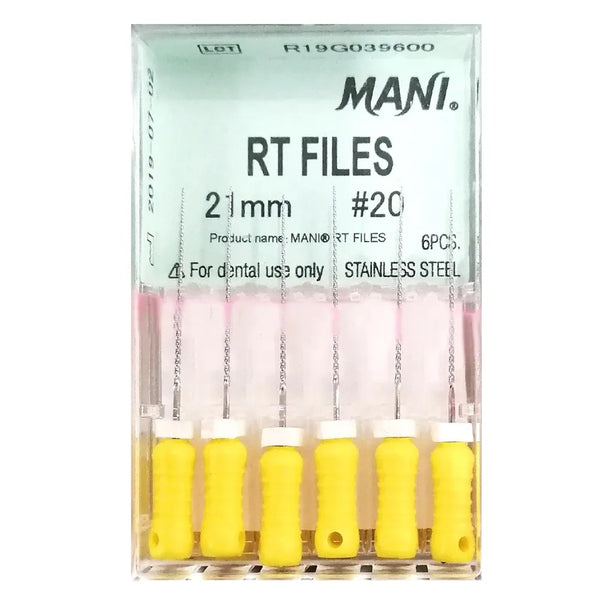 Mani RT Files 21mm Buy Dental products Online DentalMyntra