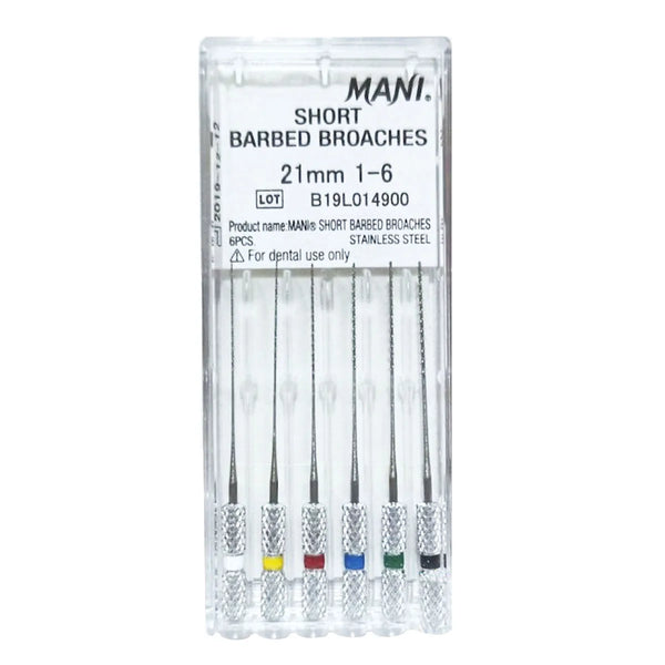 Mani Short Barbed Broaches Buy Dental products Online DentalMyntra