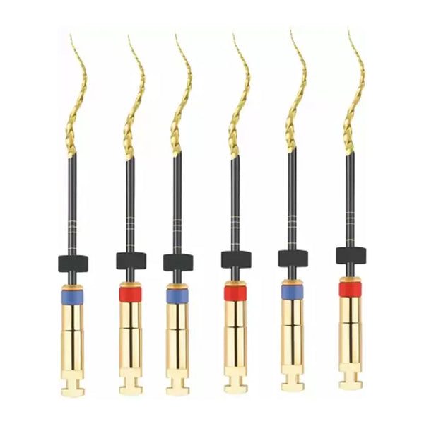 Micro Mega Hero Gold Rotary Files -25mm (Pack of 6) Buy Dental products Online DentalMyntra