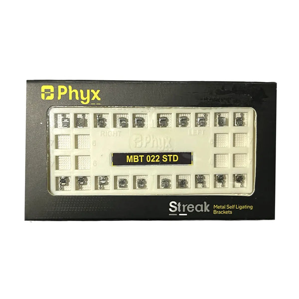 Phyx Streak Metal Self Ligating Brackets Buy Dental products Online DentalMyntra