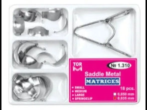 Russia Tor Vm Saddle Metal Matrices(Complete Kit) No 1.310 Buy Dental products Online DentalMyntra