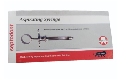 Septodont Aspirating Dental Syringe Buy Dental products Online DentalMyntra