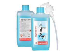 Septodont Dermafilm Spray Disinfectant Solution Buy Dental products Online DentalMyntra