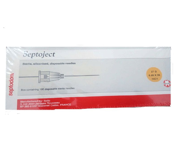 Septodont Septoject Needles For Dental Cartridge Syringe Buy Dental products Online DentalMyntra