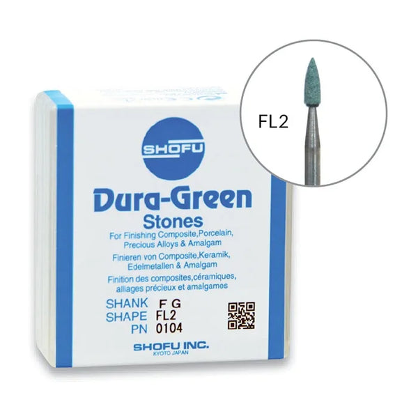 Shofu Dura Green Stones FG Buy Dental products Online DentalMyntra