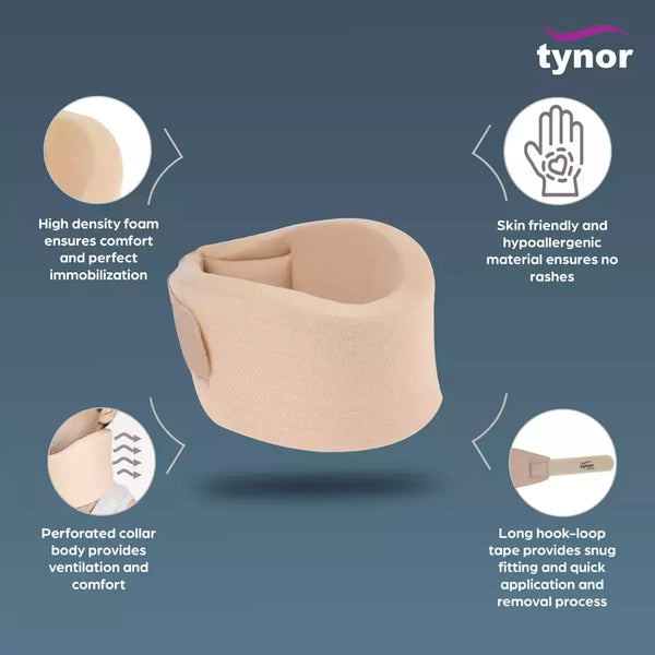 Tynor Cervical Collar Soft (Firm Density) Large Size B 01 Buy Dental products Online DentalMyntra