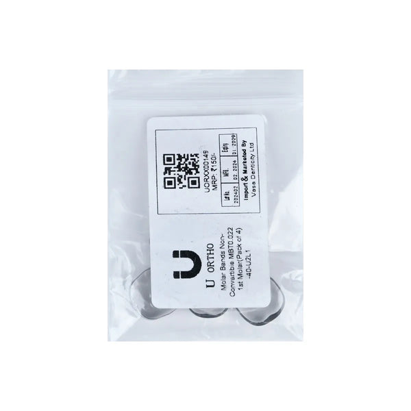 U Ortho Molar Bands Non-Convertible MBT 0.022 1st Molar (Pack of 4) Buy Dental products Online DentalMyntra