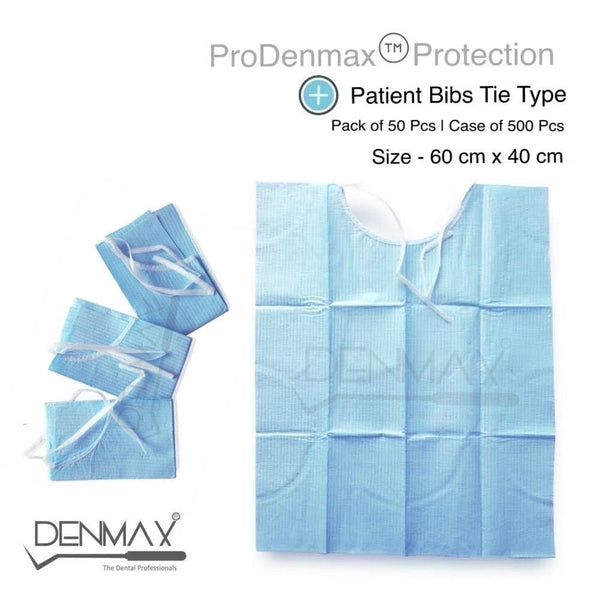 Denmax Patient Bibs Tie Type