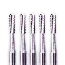 NewDiamond Cross-Cut Round End Straight Carbide Bur FG-1558 (Pack of 5)