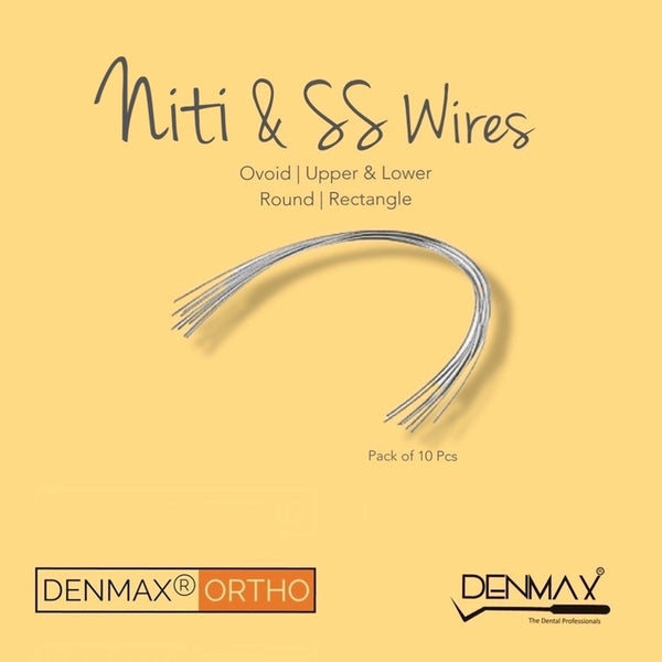 Niti wires ovoid Round -10 Pcs